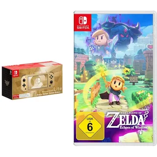 Switch Lite gold + Hyrule-Edition + The Legend of Zelda: Echoes of Wisdom