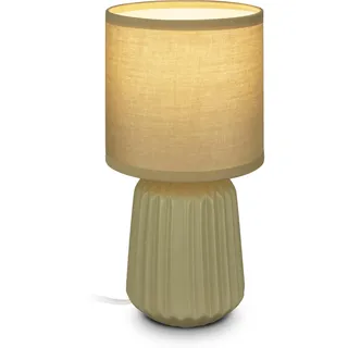 B.K.Licht Nachttischlampe Grün 1 St.