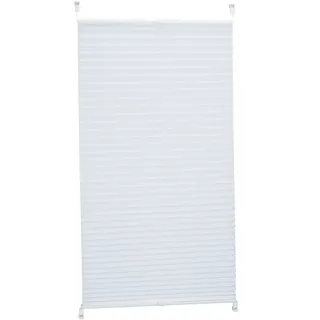 Relaxdays Plissee 60 x 130 cm Weiß