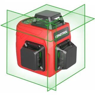 CONDTROL – SMART 3D Green Line Laser – Nivellierreichweite 30 m – 3 Linien – linienunabhängige Zündung – 2 Betriebsmodi – Lieferung mit Zubehör
