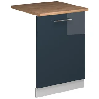 Vicco Unterschrank Geschirrspülblende Fame-Line 60 x 81,8 x 1,6 cm Dunkelblau