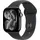 Watch Series 11 GPS 42 mm Aluminiumgehäuse diamantschwarz Sportarmband schwarz S/M