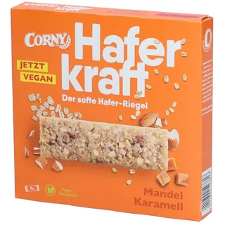 CORNY Haferkraft Mandel-Karamell Riegel, 4 St.