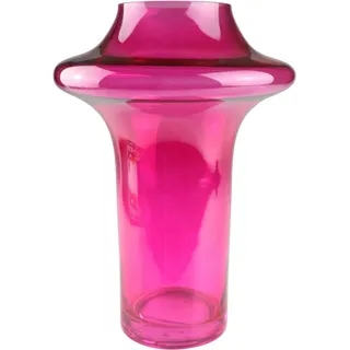AM Design Dekovase »Vibrant pinkfarbene Glasvase« Farbe und Energie für jeden Raum, pink