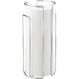 Wenko Toilettenpapier-Ersatzrollenhalter Chrom schwere und massive Qualität Chrom