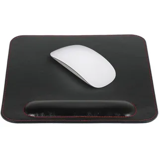 Londo Leder Mauspad Schwarz