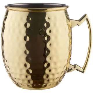 Butlers Becher Moscow Mule 470 ml , Goldfarben , Metall , Gläser, Cocktailgläser