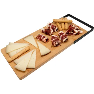 NERTHUS FIH 804 Snack-Tablett aus Bambus, groß