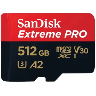 SanDisk Extreme PRO 512 GB microSDXC UHS-I V30, 200 MB/s