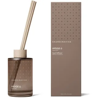 Skandinavisk Hygge Raumduft-Diffuser mit 8 Stäbchen. Hält über 3 Monate. Duftnoten: Schwarzer Tee und Minzblätter, getrocknete Äpfel und gebackener Zimt. 200 ml