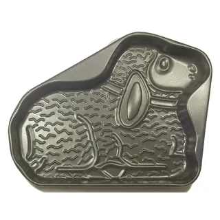 Vespa Backform Lamm antihaftbeschichtet, Anthrazit, 35 x 28 x 5 cm, Aluminium