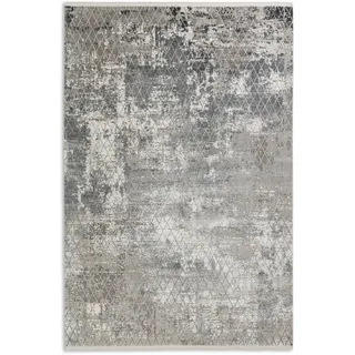 Schöner Wohnen Schöner WOHNEN-Kollektion Teppich »Vision 212« rechteckig 7 mm Höhe Viskoseteppich mit Glanz, Wohnzimmer, grau