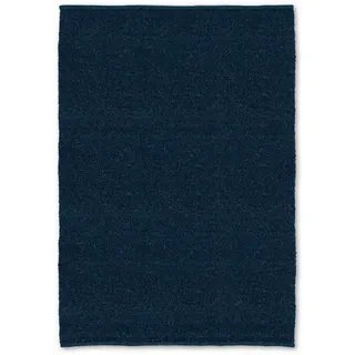 Schöner Wohnen Junika Webteppich 70 x 140 cm Dunkelblau