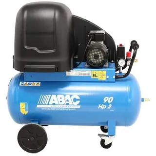 ABAC SILENT A29B 90 CM2 - Schallgedämpfter einphasiger riemengetriebener elektrischer Luftkompressor - 2 PS Motor - 90 l