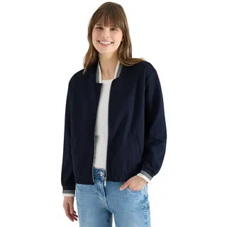 Cecil Blouson aus Jersey mit Knontrastdetails universal Blue S