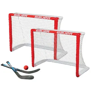 Bauer Knie Hockey Tor 2 x 30.5 inkl. Schläger u. einen Ball