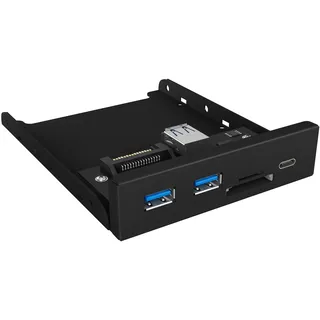 Icy Box IB-HUB1417-i3 USB-Hubs - USB 3.0 - 3 - Schwarz