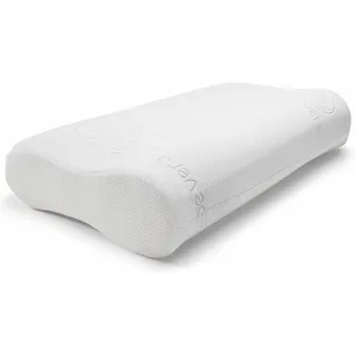 adia Nackenkissen, orthopädisches Nackenstützkissen (Wellenform) aus Viskoschaum Kissen 1 St weiss