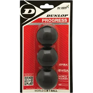Dunlop PROGRESS 3-pack Squash ball