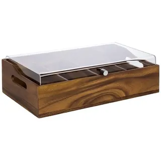APS Besteckkasten Holz 26 x 11,5 cm Bronze