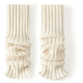 Stulpen Damen, VUCDXOP Lange Beinwärmer, Winter Leg Warmers, Gestrickte Warme Stulpen für Damen, Wollstrick Beinstulpen Kniestrümpfe Legwarmers Knöchelwärmer