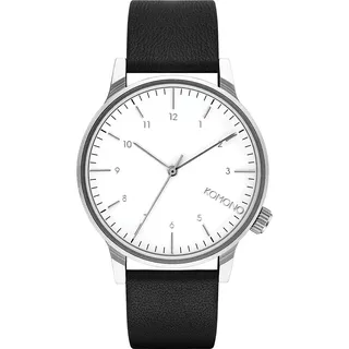 KOMONO Winston Regal Hunter Japanische Analoge Quarzuhr für Herren mit Lederarmband