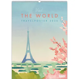 Neumann Travelposter 2026 - Reiseplakate-Kalender von DUMONT- Wand-Kalender - Poster-Format 50 x 70 cm