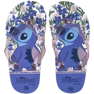 Disney Stitch Zehentrenner für Mädchen, Stitch Kinder-Sommersandalen, Größe EU 29/30 | Rosa