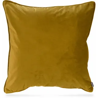 H.O.C.K. Dekokissen »Nobile Samt« Kissenhülle mit Füllung, 1 Stück, gelb