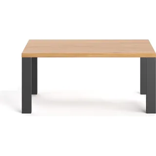 Fold-Couchtisch aus Massivholz 80 cm, Eiche, Skandinavisch - Braun