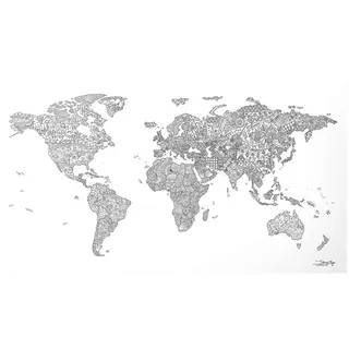 Awesome Maps Coloring Karte - One Size
