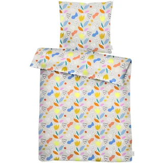 APELT Lucy Gots floral bunt 155 x 220 cm + 80 x 80 cm