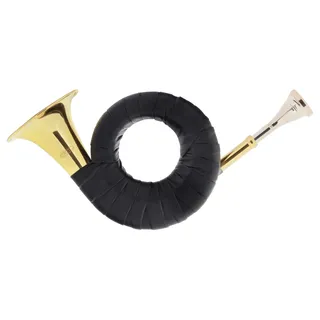 Classic Cantabile Brass Taschenjagdhorn, Bb-Stimmung, Korpus: Messing
