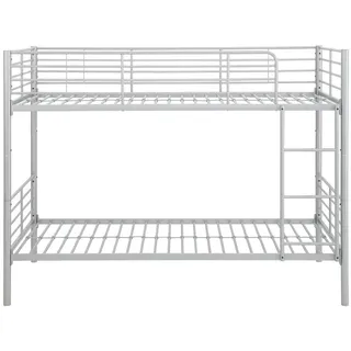 Mid.you Hochbett , Silberfarben , Metall , 90x208 cm , Babymöbel & Kindermöbel, Kinderzimmer & Jugendzimmer, Kinderbetten, Hochbetten