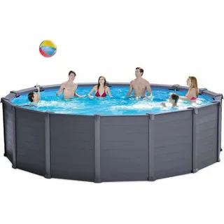 Intex 26382 Ex 28382 Graphite Panel Pool Aufstellpool Rund 478x124