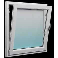Bild von Meeth Kunststofffenster ECO 70/3 Weiß DIN Links 100 cm x 100 cm