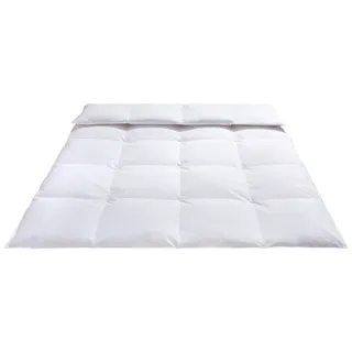 OTTO products Daunenbettdecke »Jannika«, warm, Füllung 80% Daunen & 20% Federn, 1 Stk. tlg. plastikfreie Verpackung