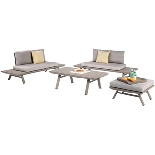 Garden Pleasure Celia Lounge-Gruppe grau/braun