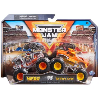 Spin Master Monster Jam - Original Zweier-Pack mit Max-D und El Toro Loco - authentischen Monster Trucks im Maßstab 1:64