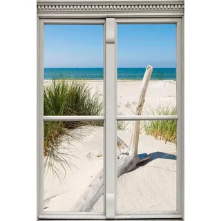 Queence »Düne« Wandsticker, Wandbild, selbstklebend, 3D, Fenster,