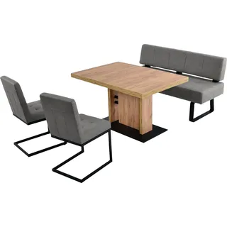 K+W Komfort & Wohnen »Spider II« Sitzsteppung, bequem durch Sandwichbauweise, Metallkufe in schwarz, grau