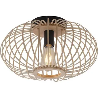 just light. Racoon 1 E27 rund Holz-natur