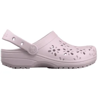 Classic Floral Cut Out Clog, Pink Milk, 36/37 EU