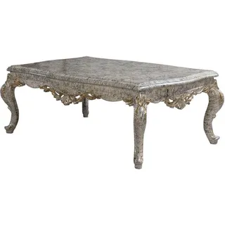 Königlicher Couchtisch Tisch Gold Tische Barock Rokoko Couchtische - Grau