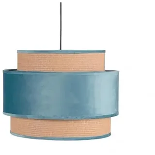 Pendelleuchte Adriano mit 3 Lampenschirmen in elegantem Grün, mit E27-Fassung. Ideal, um Ihrer Beleuchtung einen modernen und warmen Touch zu verleihen. Maße: Durchmesser 40 cm.