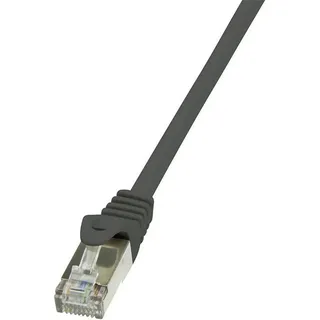 Logilink Patchkabel Cat5e, F/UTP RJ-45/RJ-45, 3m, Schwarz CP1063S