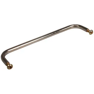 Rayher 25178606 Metall-Halterung m. 2 Schrauben, Silber, 15.4 cm