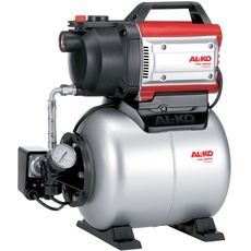 AL-KO Hauswasserwerk HW 3000 Classic, 650 W Motorleistung, max. Fördermenge 3100 l/h, max. Förderhöhe 35 m, 1-stufiges Pumpenlaufwerk, Rot-grau-schwarz