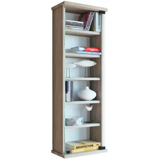 VCM Loposa Wandregal 31 x 18 x 92 cm Braun