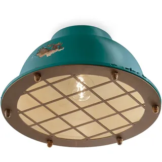 Ferroluce Industrial Deckenlampe - Grün